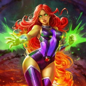 Starfire DC Comics Art Print unframed by Sideshow Collectibles